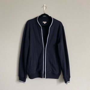 Navy Blue Casual Cardigan